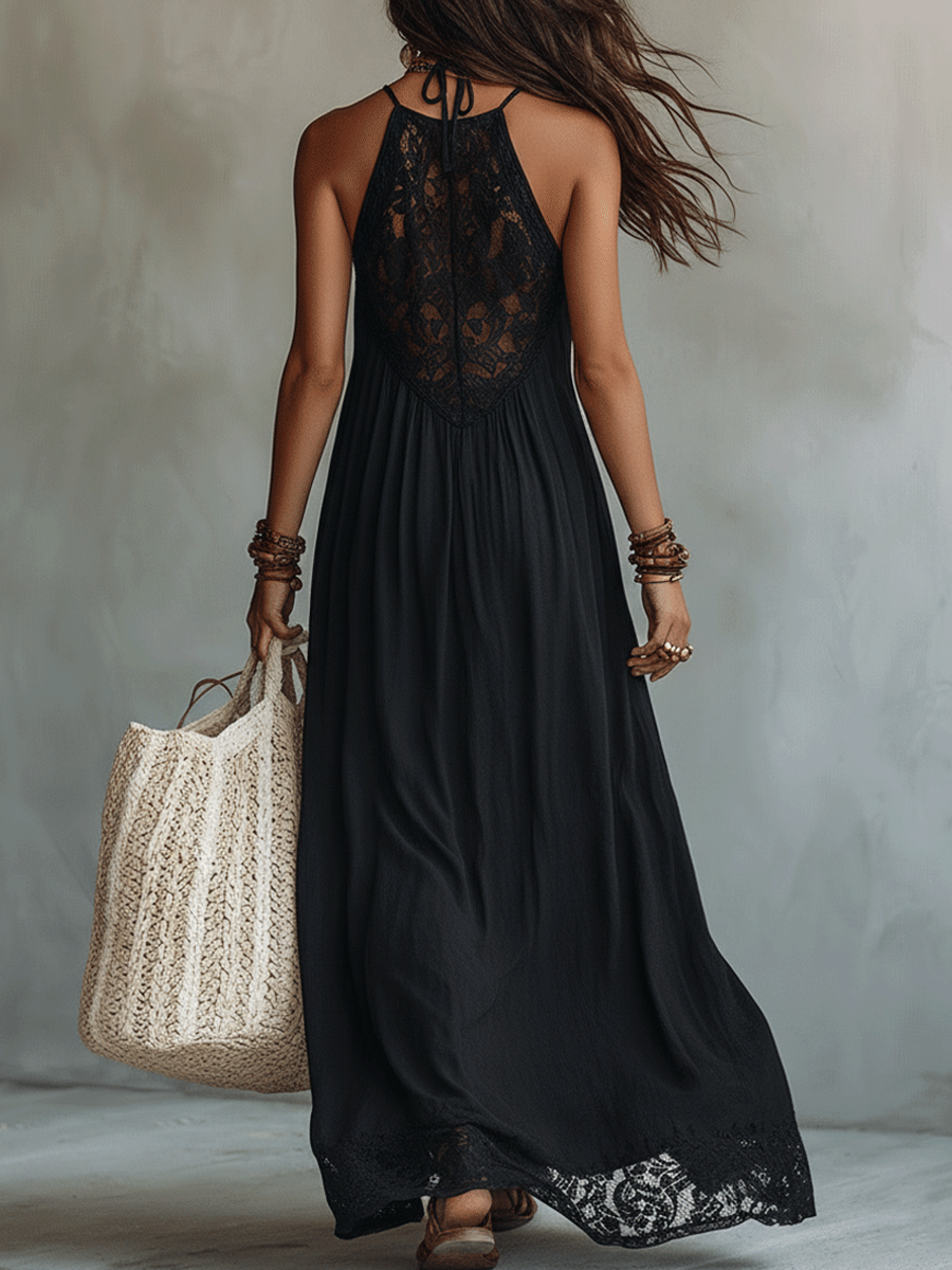 Isabella | Abito Lungo Elegante Senza Maniche