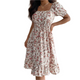 HIRAYA™ – Classic Square Neck Ruffled Summer Sundress