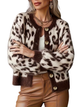 MARIZA™ – Sophisticated Leopard Print Cardigan
