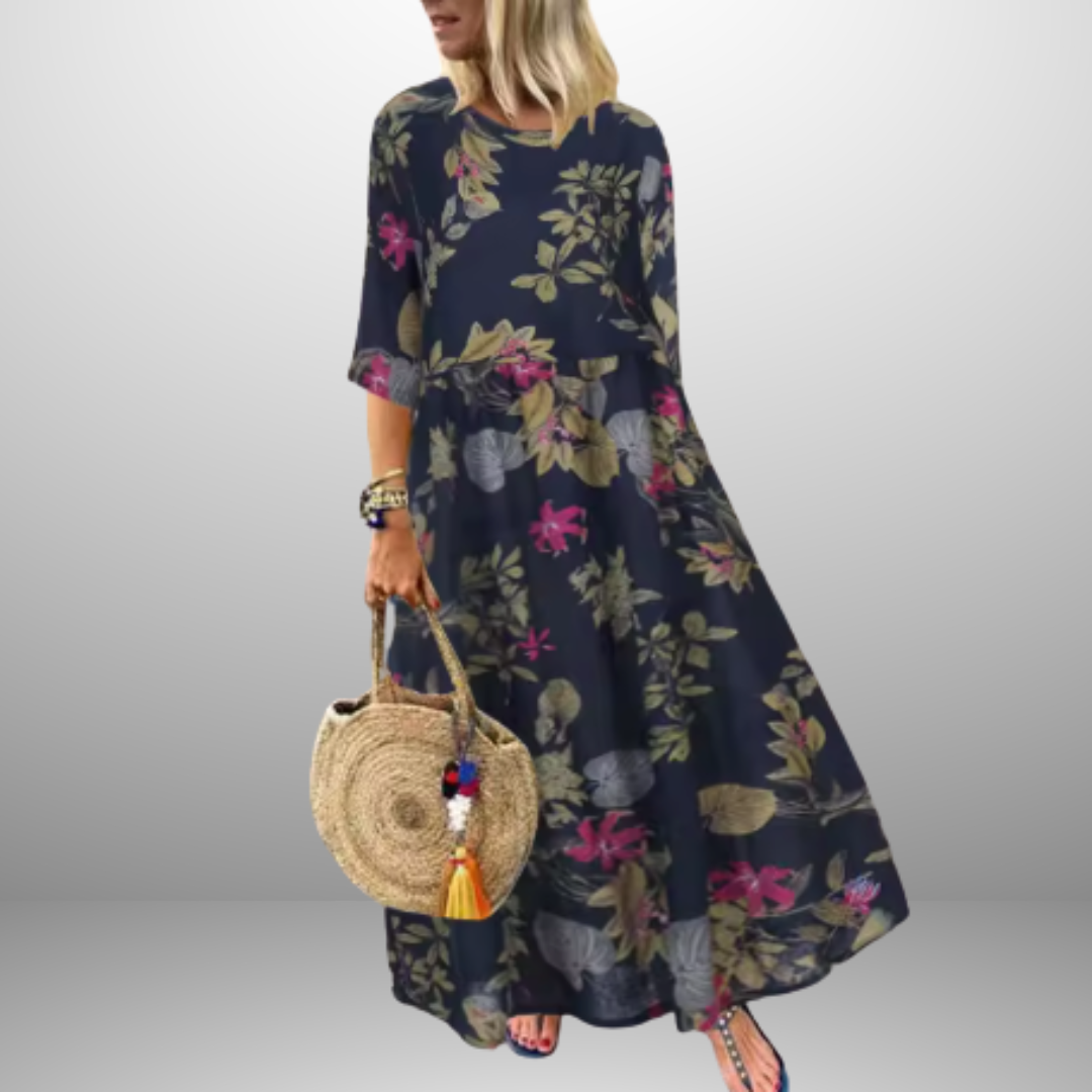 Elowen | Relaxed Tummy Covering Maxi Dress