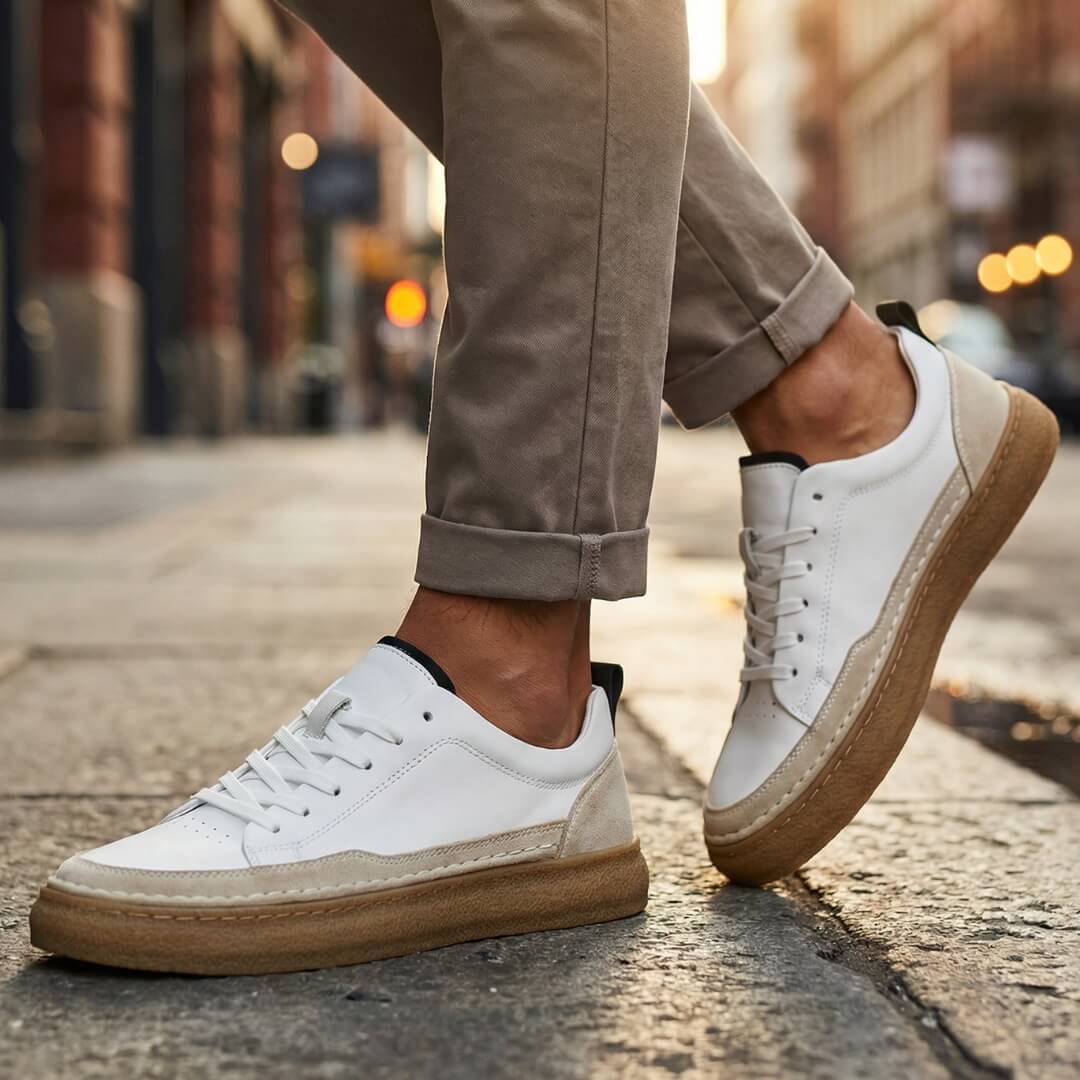 Ercole | Sneakers Pelle Cucite a Mano.