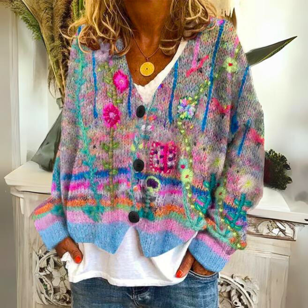 Evie | Floral Cardigan
