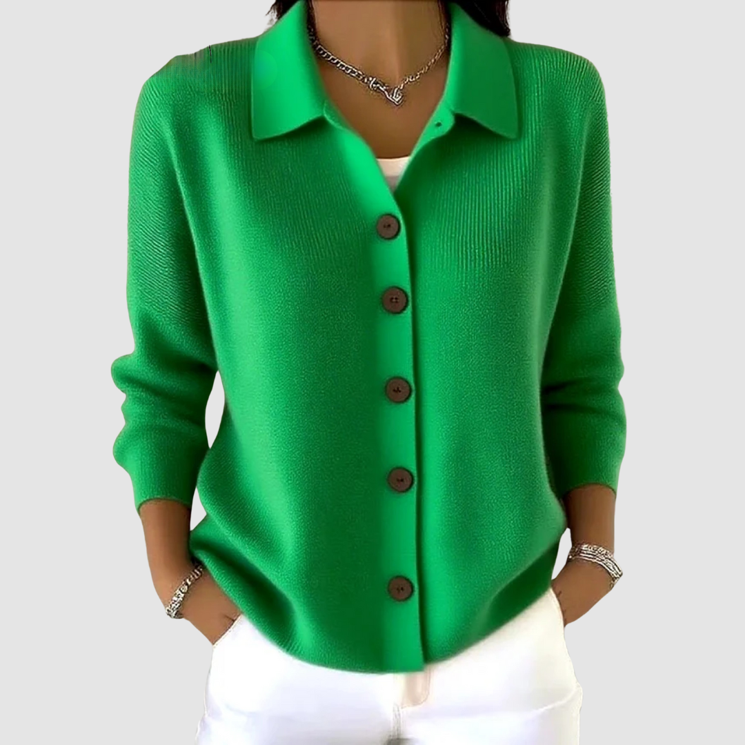 Cardigan in Maglia con Bottoni Riah™