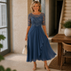 Katie | Relaxed Floral Midi Dress
