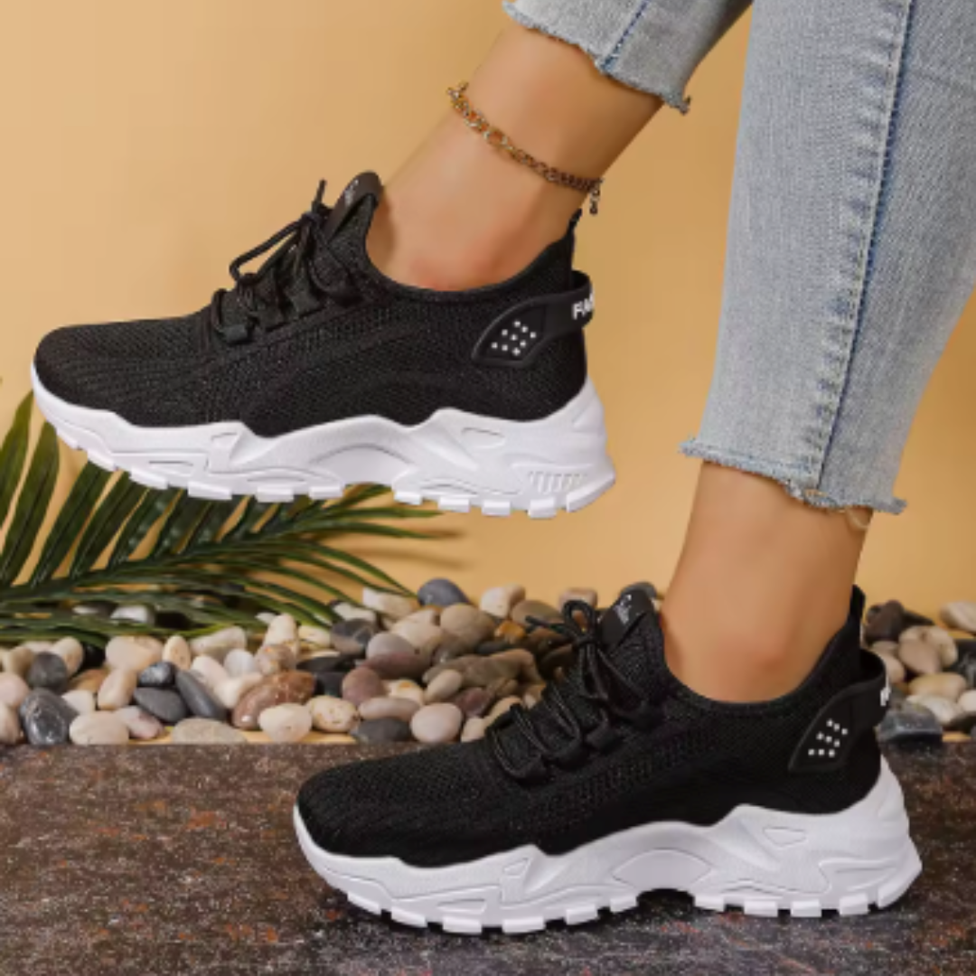Altezza | Sneakers Platform Bianche