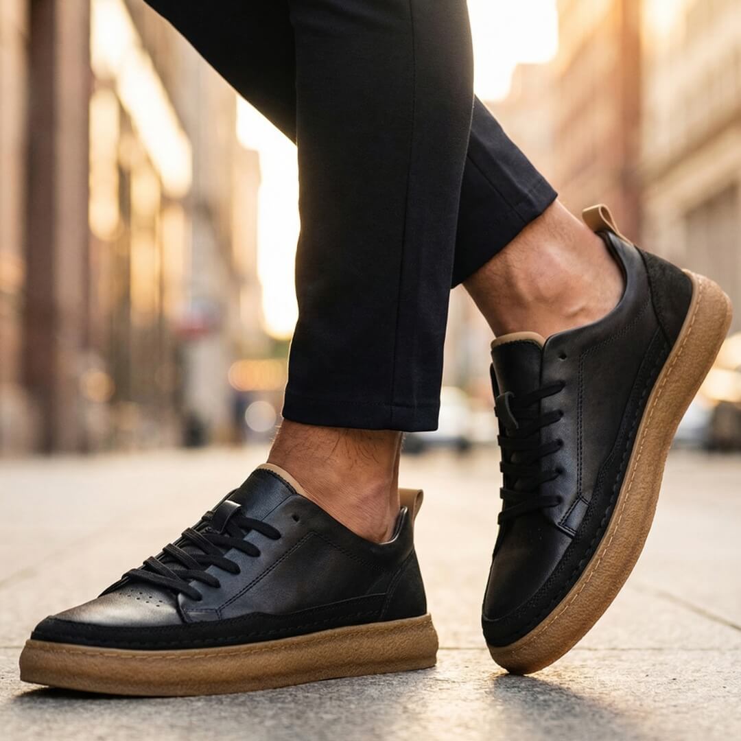 Ercole | Sneakers Pelle Cucite a Mano.