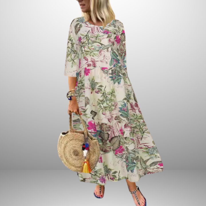 Elowen | Relaxed Tummy Covering Maxi Dress