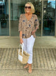 Hilary | Three-Quarter Sleeve Blouse