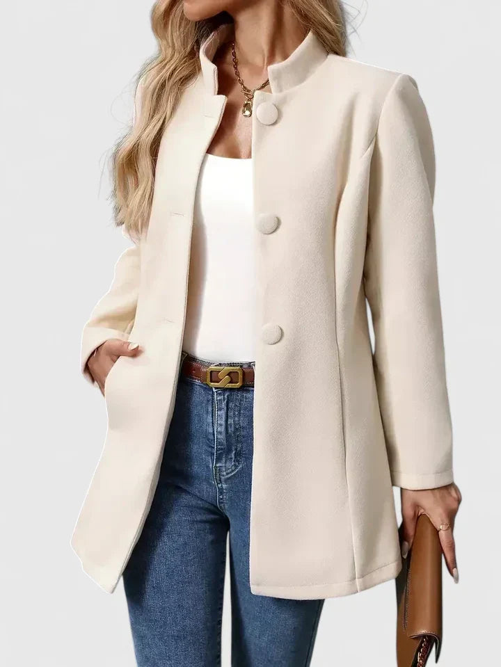 Collarless Elegant Jacket — view 6