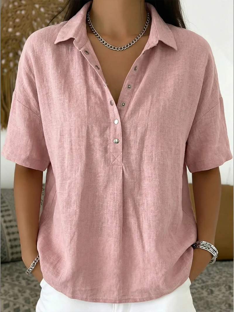 Margot | Relaxed Button Blouse