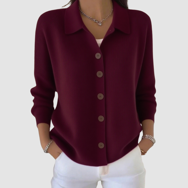 Cardigan in Maglia con Bottoni Riah™