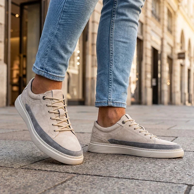 Enzo | Sneakers Camoscio Premium.