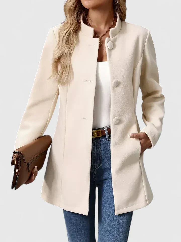 Collarless Elegant Jacket — view 7