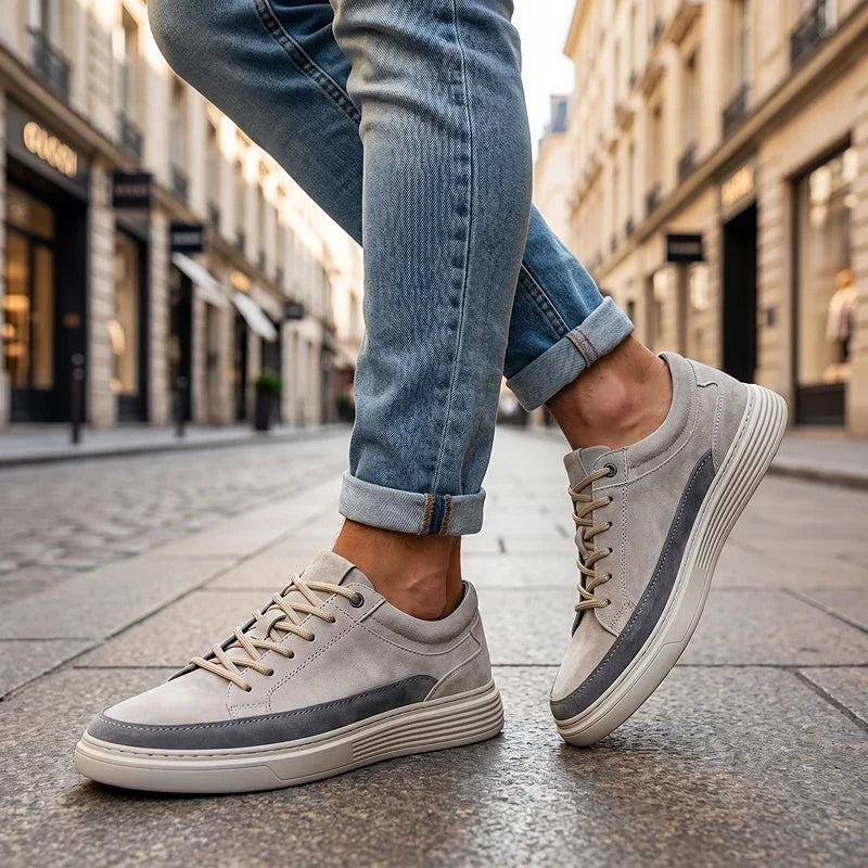 Enzo | Sneakers Camoscio Premium Ammortizzate