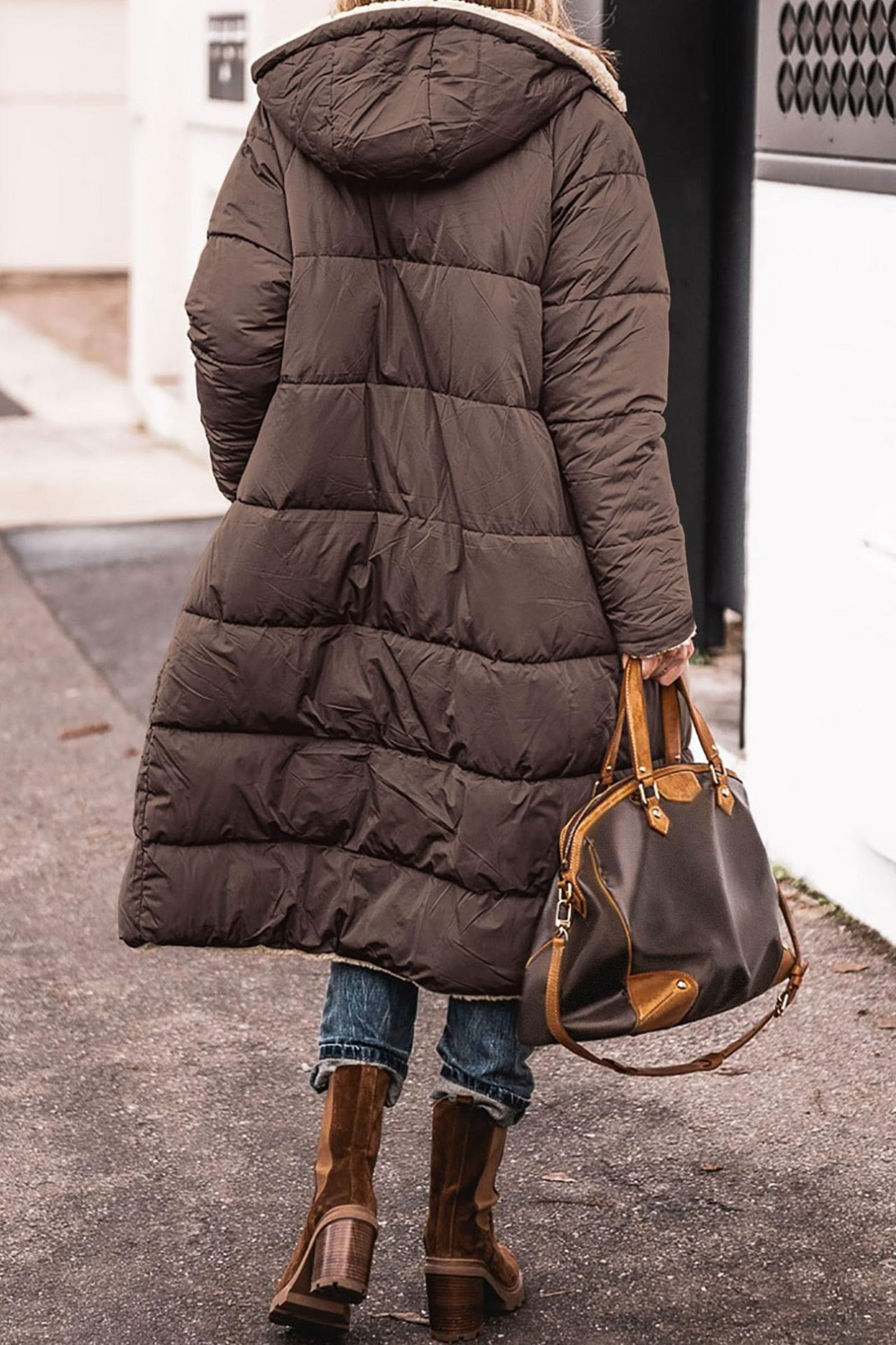 Johna – Luxe Reversible Sherpa Coat