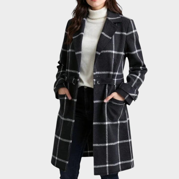 Adriana™ | Classic Check Autumn Coat