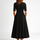 Eleanor | Elegant Midi Dress with Pockets