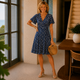 Olivia | Wrap Midi Dress