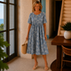 Rose | Relaxed Floral Midi Dress