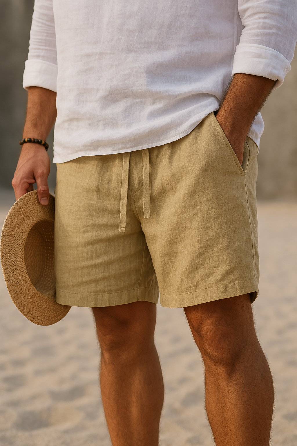 Assisi | Pantaloncini Lino Eleganti