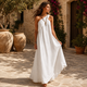 Vera | Vestito Lungo Incrociato Mediterraneo