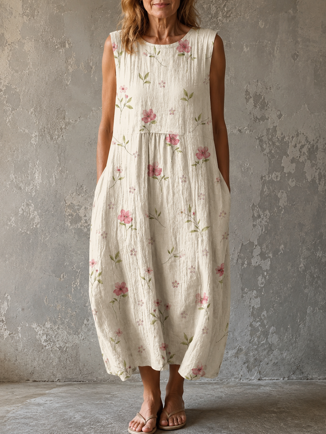 Sophia | Vintage Floral Maxi Dress