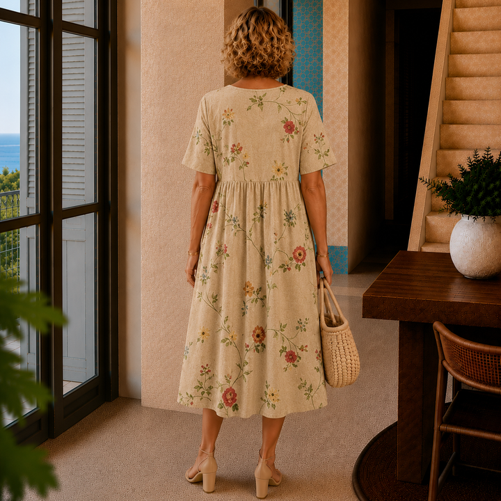Alice | Relaxed Floral Midi Dress