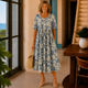 Faith | Relaxed Floral Midi Dress