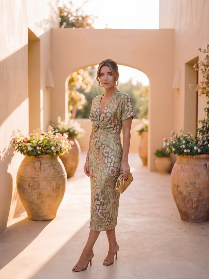 Antonella | Elegant dress in light and flowing fabric