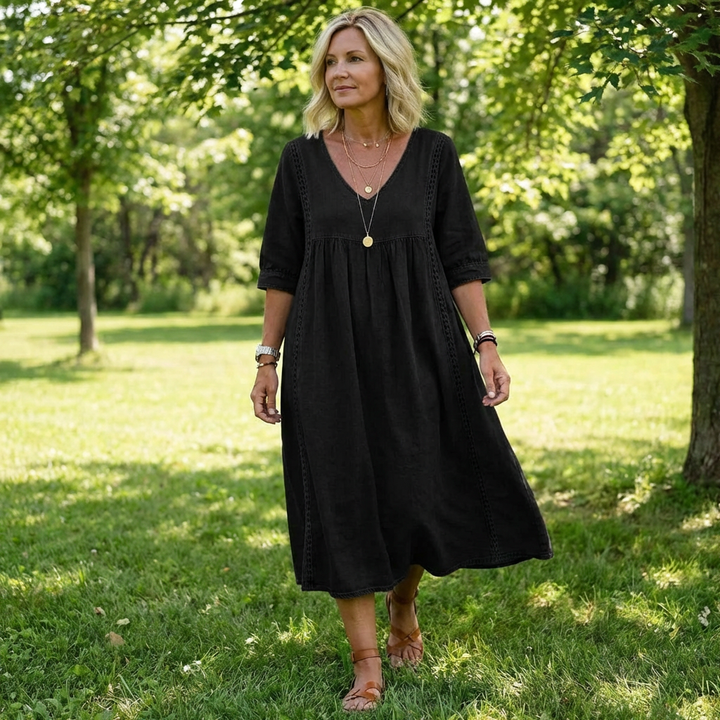 Clara | Soft Denim Dress