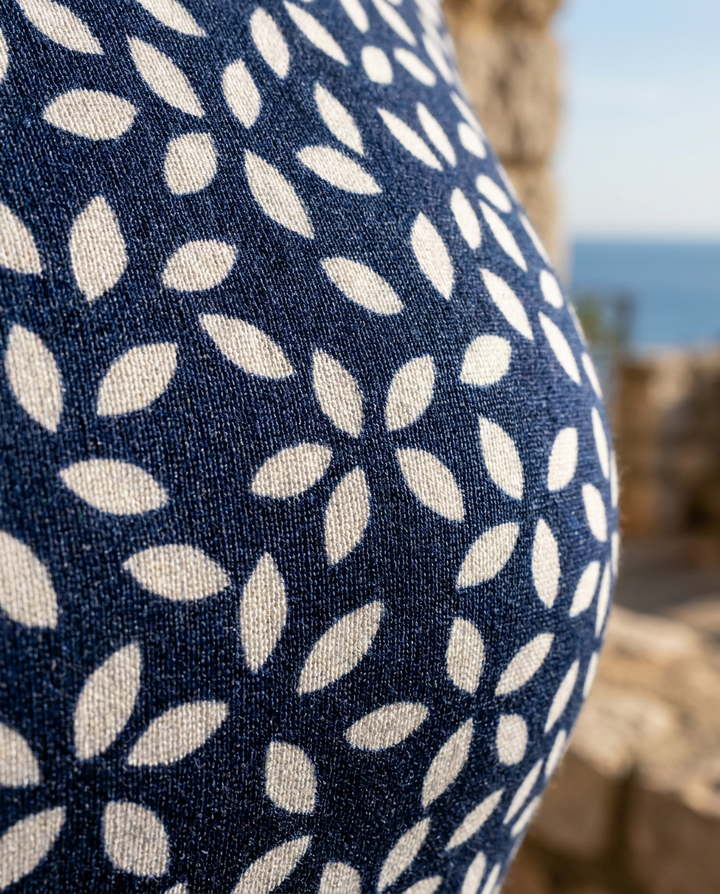 Vestito lungo con stampa Midnight Bloom