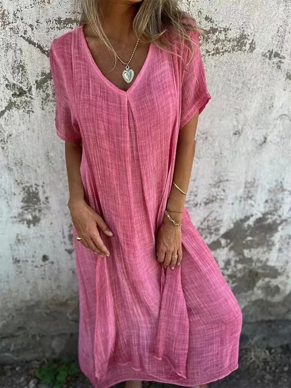 Diana – Comfortable V-Neck Dress
