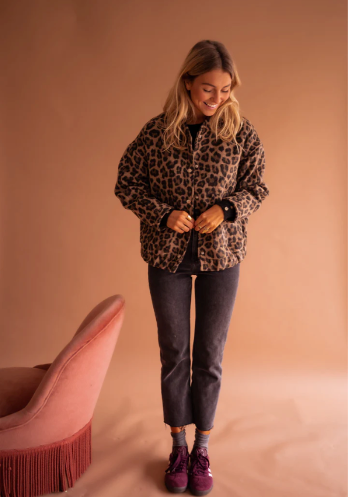 Charlene | Giacca leopardata