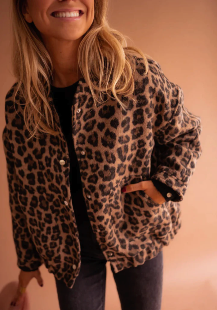 Charlene | Giacca leopardata