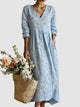 Lena | Floral Print Midi Dress