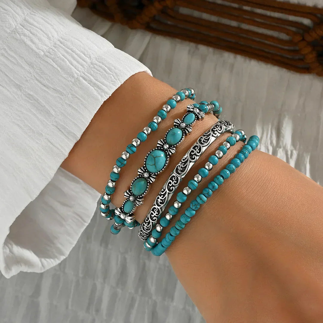 Sienna™ | Vintage Turquoise Bracelet Set