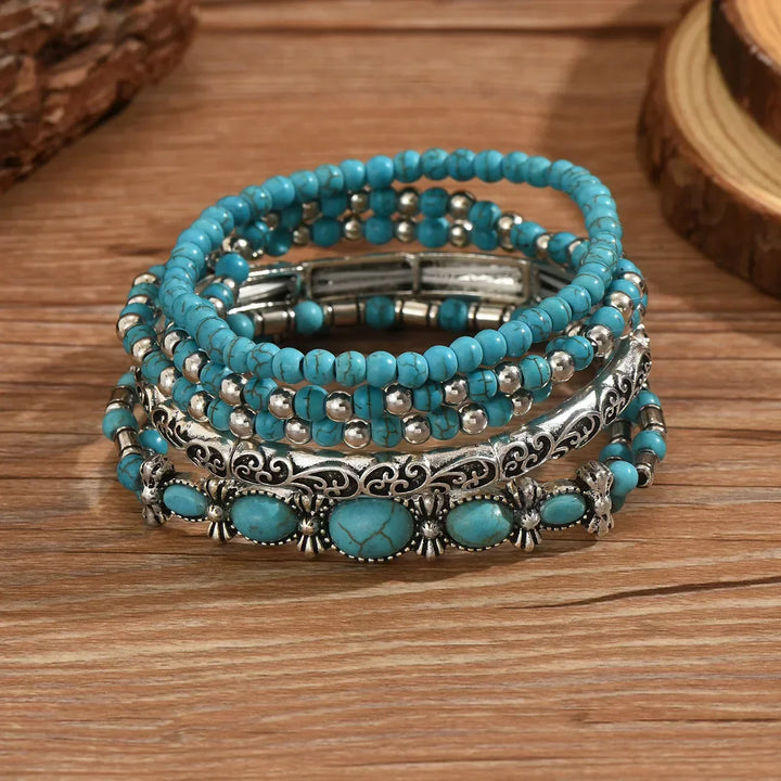 Sienna™ | Vintage Turquoise Bracelet Set