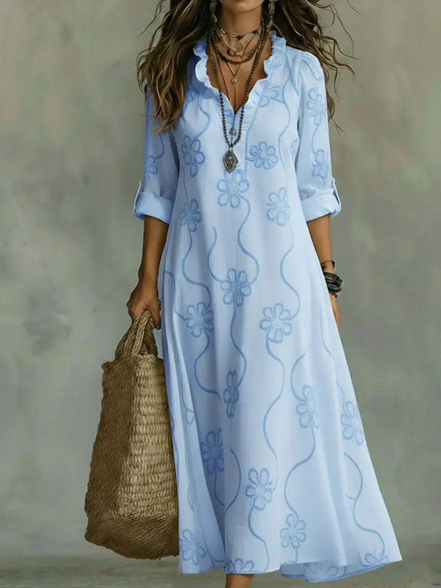 Siena | Vestito Lungo Estivo a Fiori