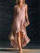 ROWAN | Sleeveless Maxi Dress with Ruffle Hem