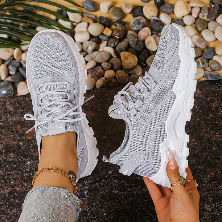Altezza | Sneakers Platform Bianche