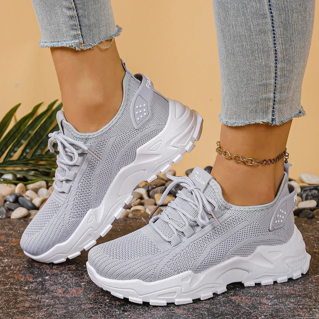 Altezza | Sneakers Platform Bianche