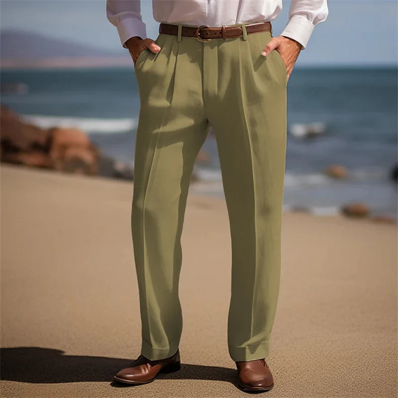 Como | Pantaloni Lino Eleganti