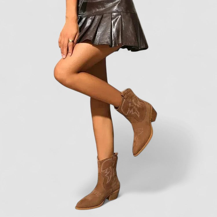 Darcy | Stivaletti western ricamati