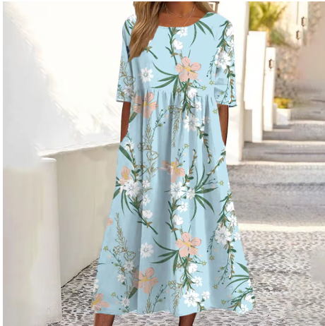 Selina | Floral Midi Dress