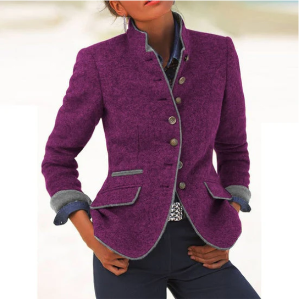Nysha - Blazer con collo a listino Heritage