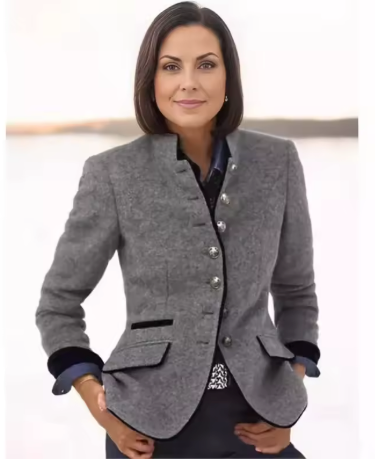 Nysha - Blazer con collo a listino Heritage