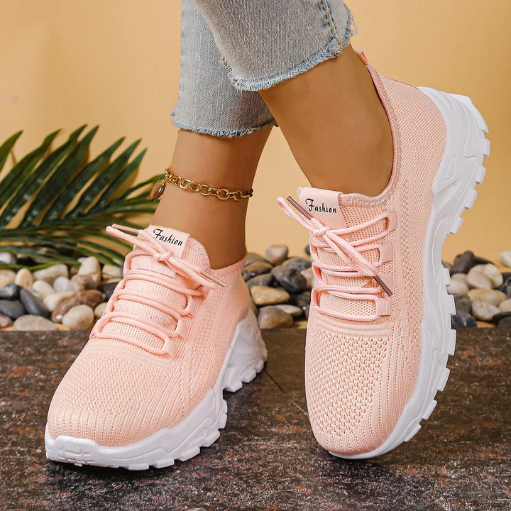Altezza | Sneakers Platform Bianche