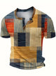 Stephen | Short Sleeve Patchwork Shirt