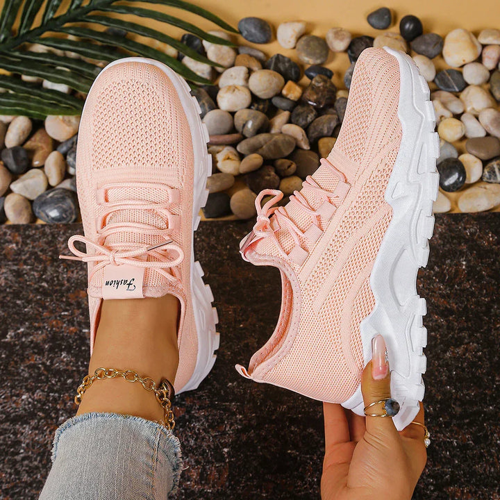 Altezza | Sneakers Platform Bianche