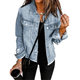 Brenda | Classic Distressed Denim Jacket